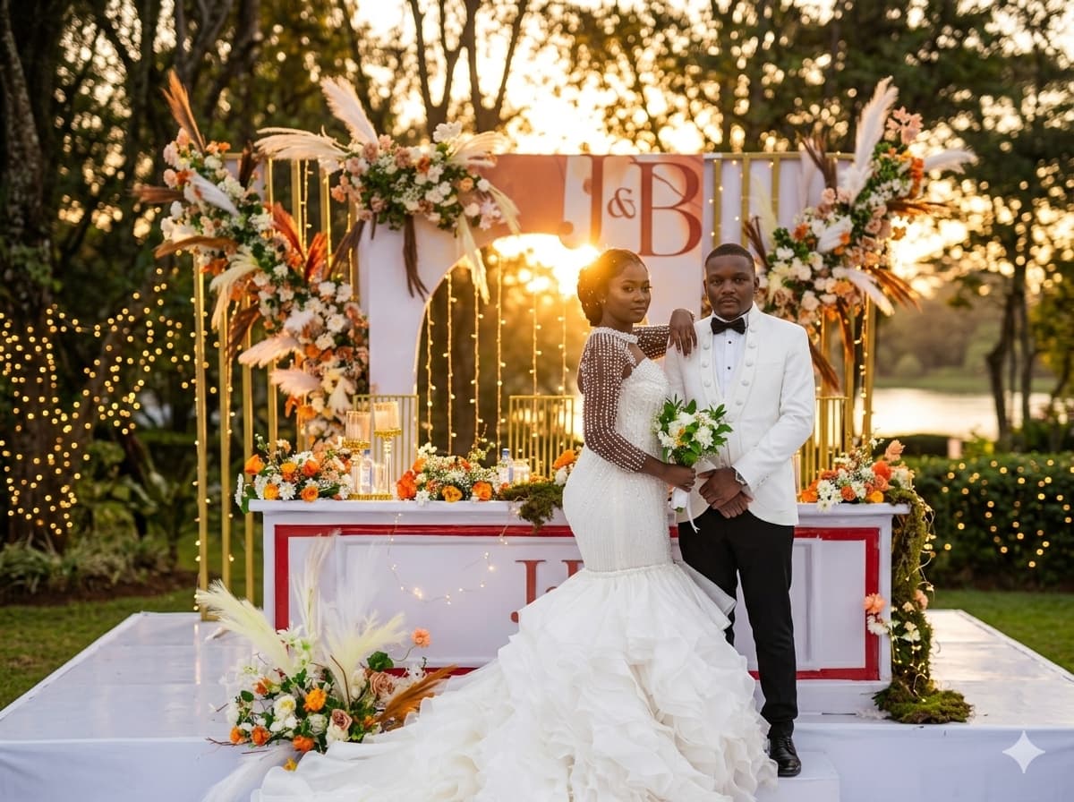 Joy & Victor Brown Wedding