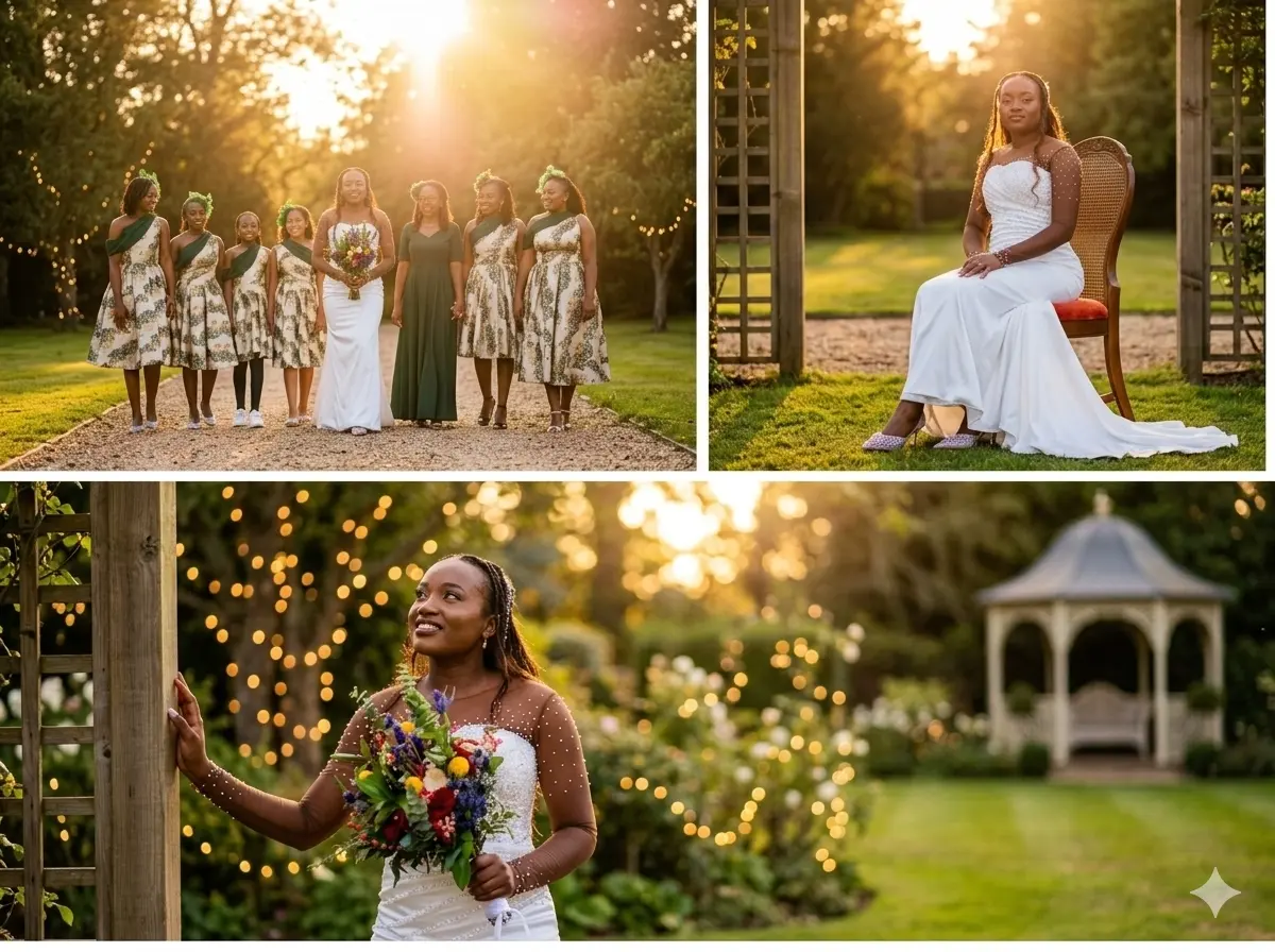 Leah and Mwenda  Collages