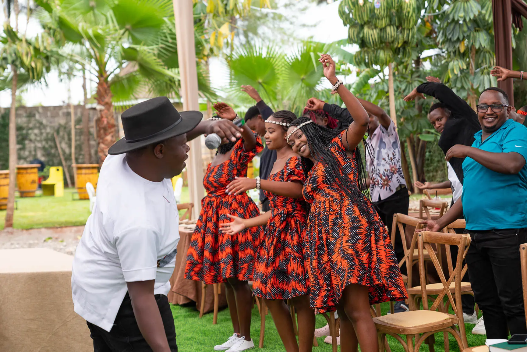 Professional MC hosting an event in Nairobi, Kenya